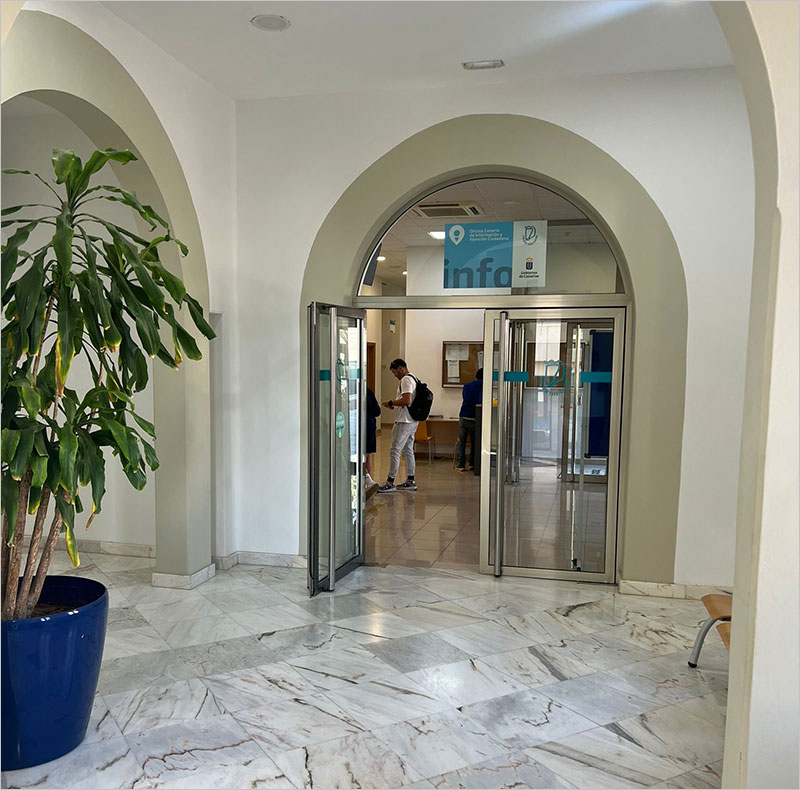 inside the Fuerteventura fishing office